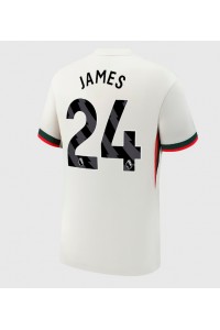 Chelsea Reece James #24 Jalkapallovaatteet Vieraspaita 2025-26 Lyhythihainen